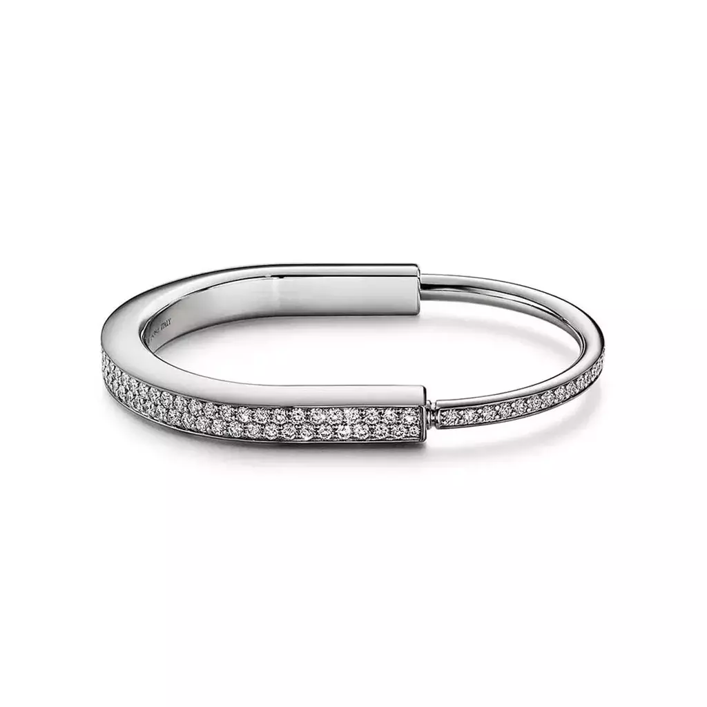 Bracelete TT. Lock All Cravejado Ródio