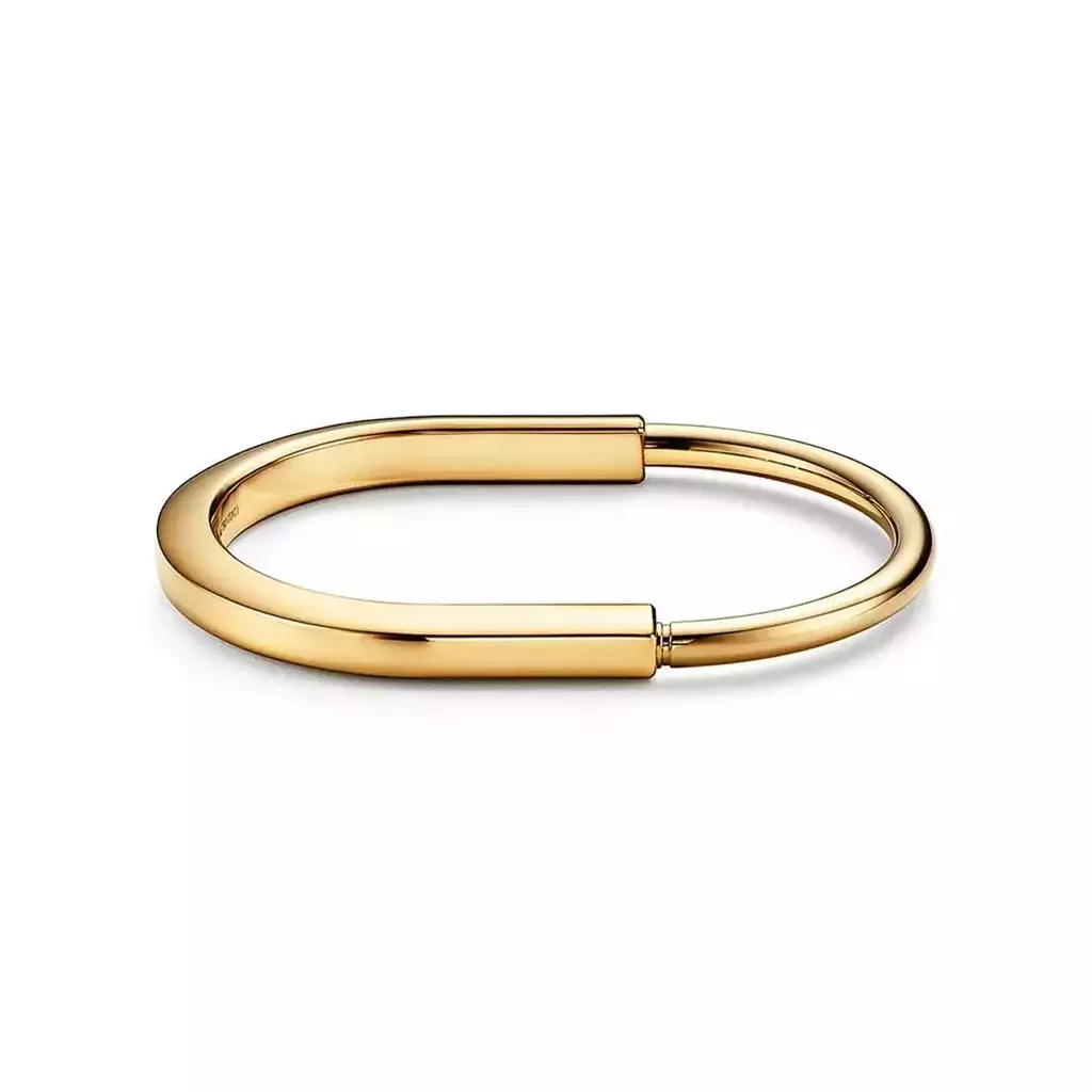 Bracelete TT. Lock Liso Ouro