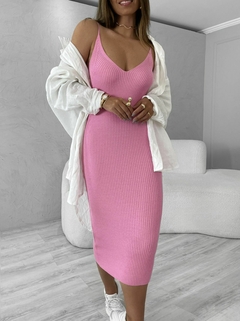 Vestido Mídi tricô