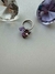 Anillo De plata con cristales Swarovski y ramillete de la abundancia
