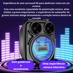 Caixa de Som Portátil Wireless Bluetooth Lo-1182 Nova Versão de Alto-Falante E na internet