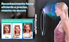 Novo 3d biométrico impressão digital fechadura da porta de segurança senha in - loja online