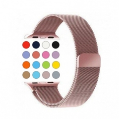 Pulseira de metal milanesa para Apple Watch, relógio inteligente, IWO x8 Max, 3 - Multimarcas
