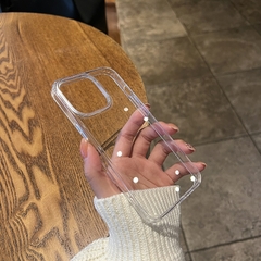 Capa de telefone macia transparente para iPhone, capa protetora à prova de choq - loja online