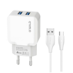 Kit Carregador De Celular Turbo Usb Com Cabo Carga Rápido Tipo C