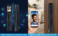 Novo 3d biométrico impressão digital fechadura da porta de segurança senha in - Multimarcas