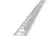 Guardacanto Arco Cromo Mate 6mm x 10mm x 2,5m