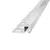 Guardacanto Quadra Cromo Brillante 12mm x 8mm x 2,5m