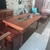 MESA CON VIDRIO