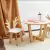 Set Kids Roma (Mesa 70 roble con banquitos Ciervo blancos) - comprar online