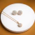 CONJUNTO BR/CL REDONDO CRISTAL 18MM 46CM - comprar online