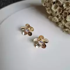 CONJUNTO FLOR LISA C/ZIRCÔNIA 50CM na internet