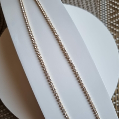 COLAR CHOKER FITA DE STRASS 2MM 43CM - Bia & Rô Semijoias