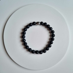 PULSEIRA MASCULINA BOLINHAS PRETAS