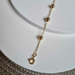 PULSEIRA BOLINHAS LISAS 4MM 18CM na internet