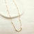Colar de Pérolas Banhado a Ouro 18k do Tipo Choker