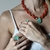 Colar Elos Esmaltados com Gota Turmalina - comprar online