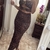 Conjunto Cropped e Saia Midi