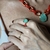 Colar Elos Esmaltados com Gota Turmalina - Rafaela Viviani Semijoias
