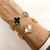 Pulseira 5 Trevos Banho Ouro 18k na internet