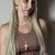 Colar Crucifixo Perolinhas