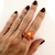 Anel Esmaltado Flor