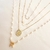 Colar de Pérolas Banhado a Ouro 18k do Tipo Choker