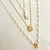 Colar de Pérolas Banhado a Ouro 18k do Tipo Choker - loja online