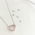 Colar Coração Quartzo Rosa - comprar online