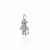 Pingente Teddy Prata 925