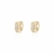 Argolinha com Zircônias Prata 925 com Ouro 18k