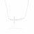 Colar Crucifixo Tombado Prata 925