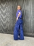 Calça wide leg estonada