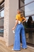 T-shirt amarela gola alta - loja online