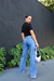 Calça cargo jeans - Stunning Denim