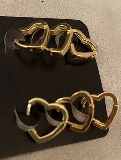 Brinco de Coração 3 Furos