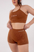 Short cuequinha - Marrom - loja online