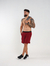 BodyShort - Vinho - comprar online