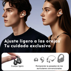 Imagen de Audífonos Pthtechus M91 Clip ear Inalambricos Bluetooth Ipx6