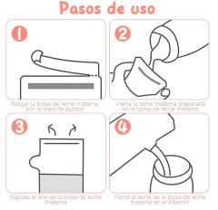 Bolsas Para Leche Materna Almacenamient 250ml, - comprar en línea