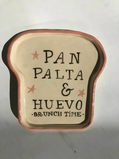 Plato de tostada PPH - la margarita blanca