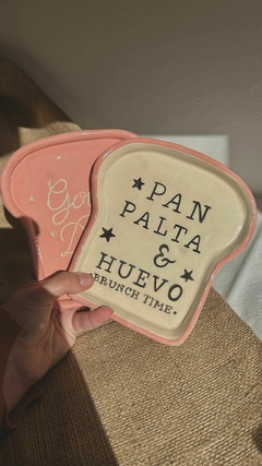 Plato tostada ROSA en internet