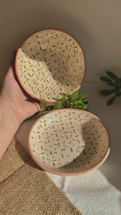 Set Pink Bowls