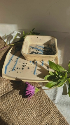 Set plato y cuenco BLUE SKY