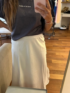 FALDA SEDITA BLANCA - comprar online