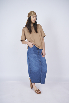 FALDA JEAN TEL AVIV DARK - comprar online