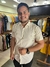Social Linho Areia Folhas Mansfield