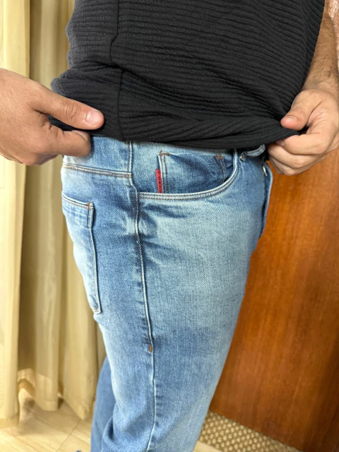 Calça Jeans Claro Slim Trinome Teezz