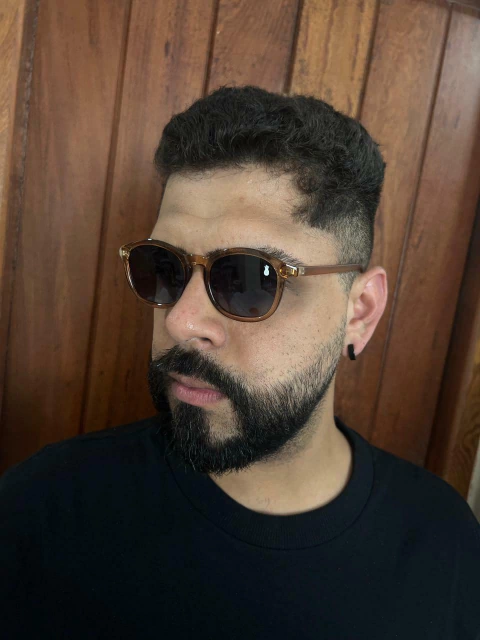 Óculos de Sol Gana Caramelo Transparente GM