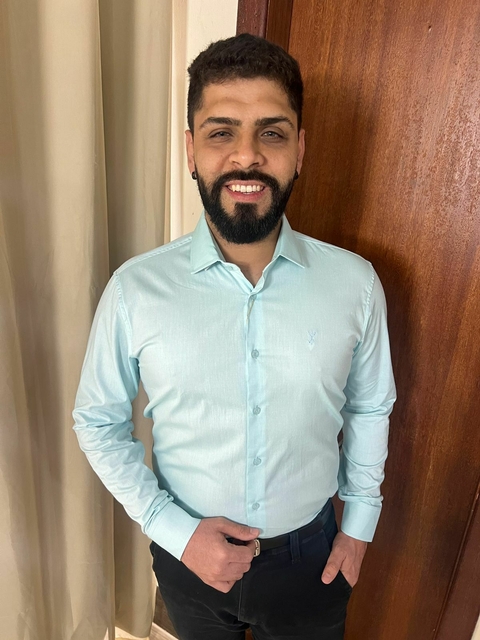 Social Verde Claro Manga Longa Algodão Fio 50 Arrow